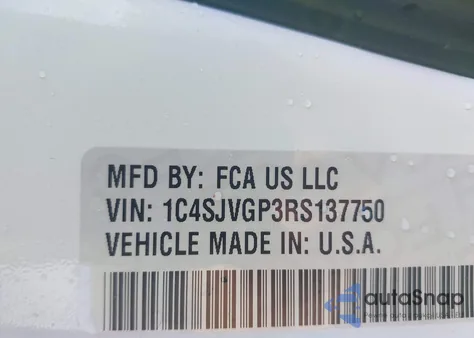 2024 Jeep Grand Wagoneer Series Iii 4X4 from USA, damaged, VIN 1C4SJVGP3RS137750